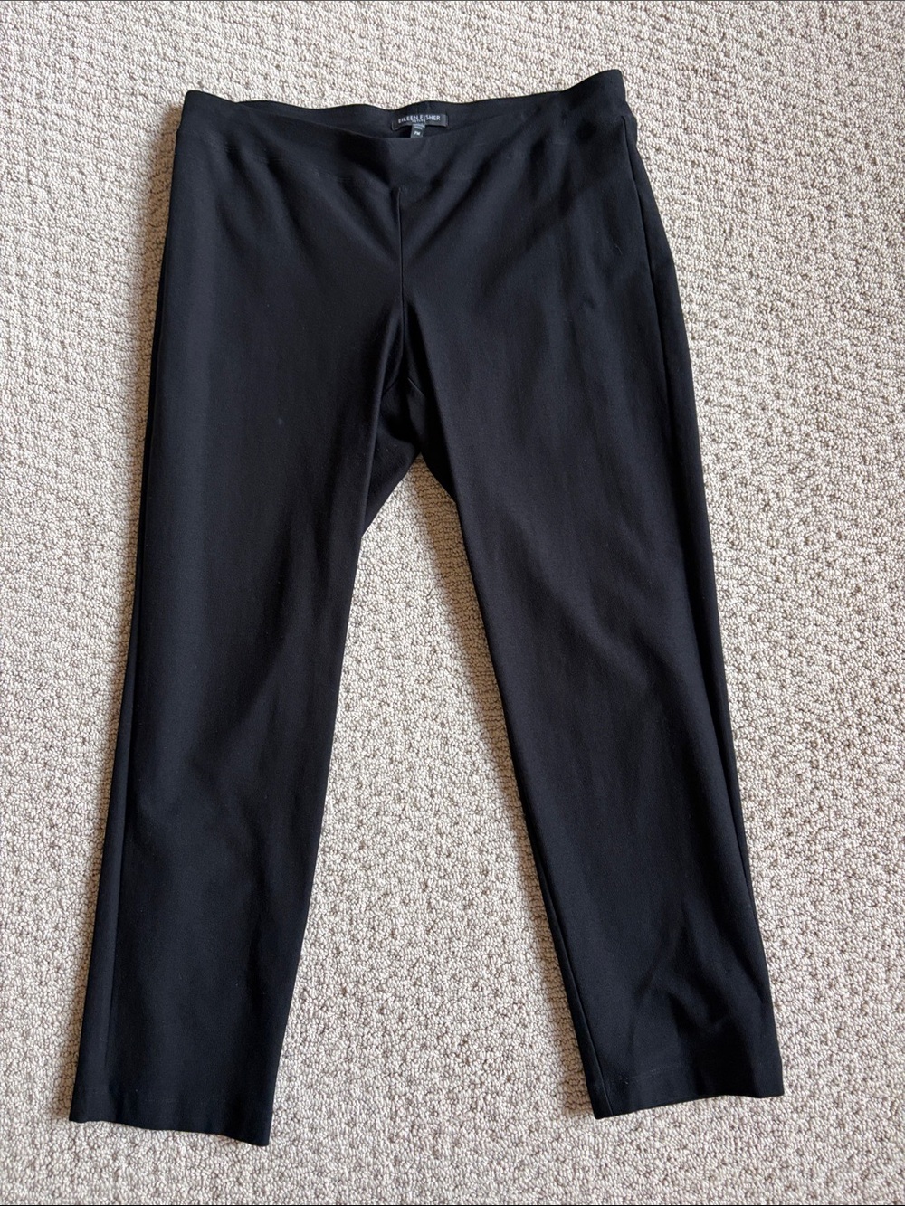 Eileen Fisher Black Straight Leg Pants